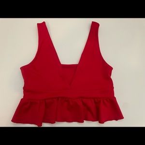 Red top size Medium/ worn 1